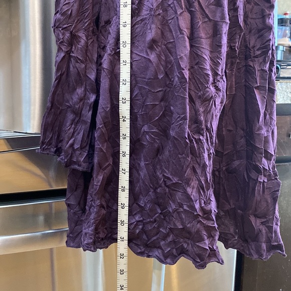 Stunning Vine Street Crinkle Dress & Matching Hooded Duster Size L​ - Picture 5 of 16